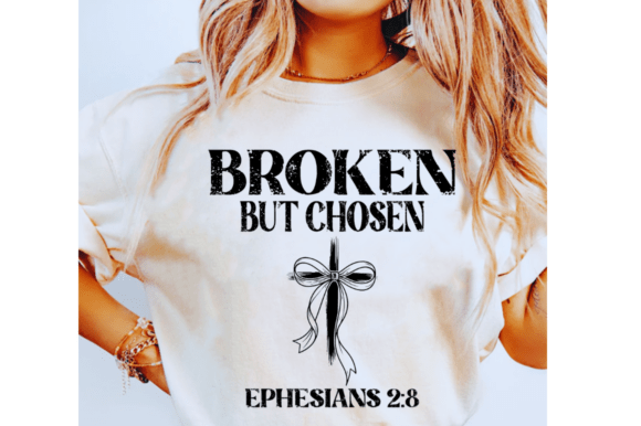 Broken but Chosen Christian SVG