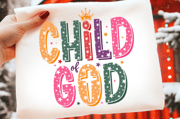 Child of God SVG & PNG: Christian T-Shirt Designs