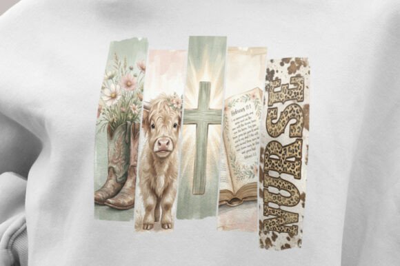 Christian Western Faith PNG Sublimation T-Shirt Designs