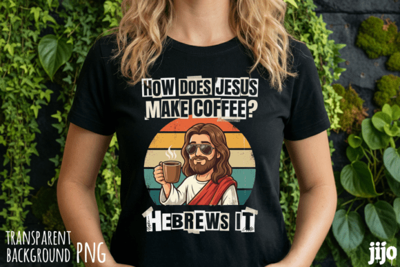 Humor Akeicoff Brews Jesus PNG — T-Shirt Designs