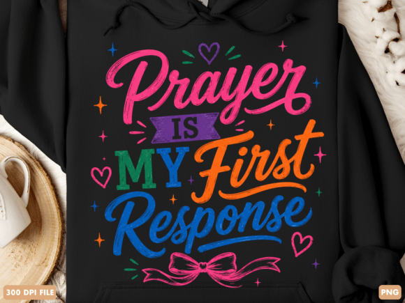 Prayer is My First Response T-Shirt Designs