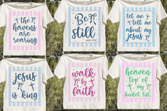 Retro Christian SVG Bundle: Faith SVG for T-Shirt Designs